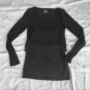 Motherhood maternity nursing tee